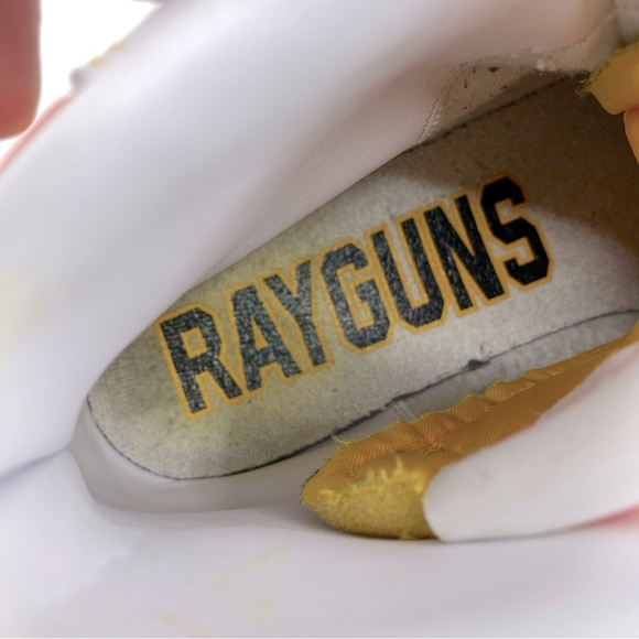 Nike Blazer Mid 77 Rayguns Color White/Green/Yellow SZ 11.5 Flip Flop Swoosh - Picture 11 of 12